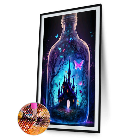 Diamond Painting - Full Round - jar forest (40*60CM)