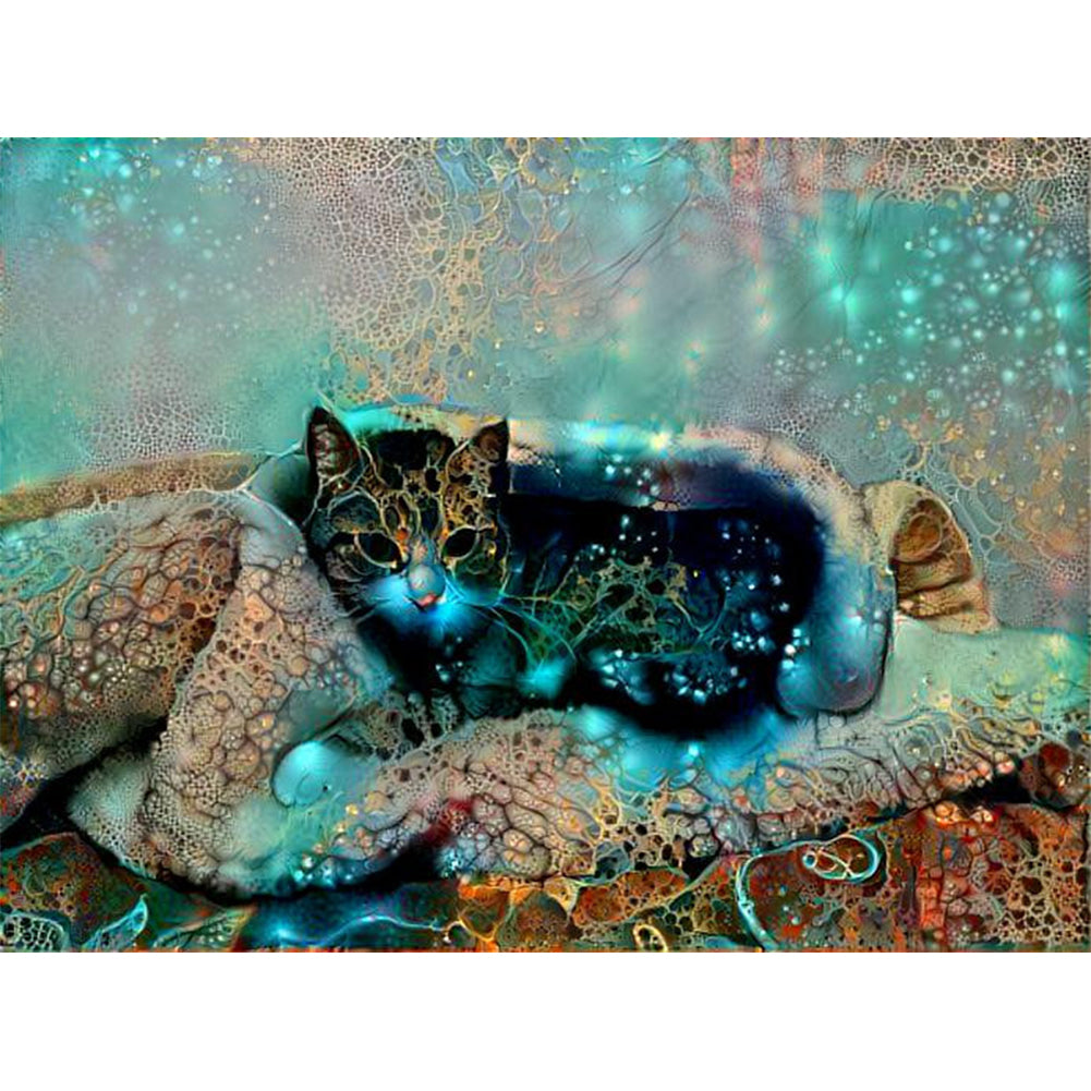 Diamond Painting - Full Round - cat (40*30CM)