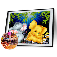 Load image into Gallery viewer, Diamond Painting - Full Round - elephant (40*30CM)
