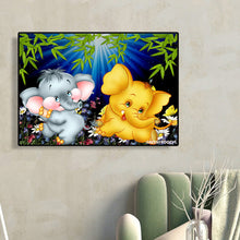 Load image into Gallery viewer, Diamond Painting - Full Round - elephant (40*30CM)

