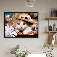 Load image into Gallery viewer, Diamond Painting - Full Round - kitten (40*30CM)
