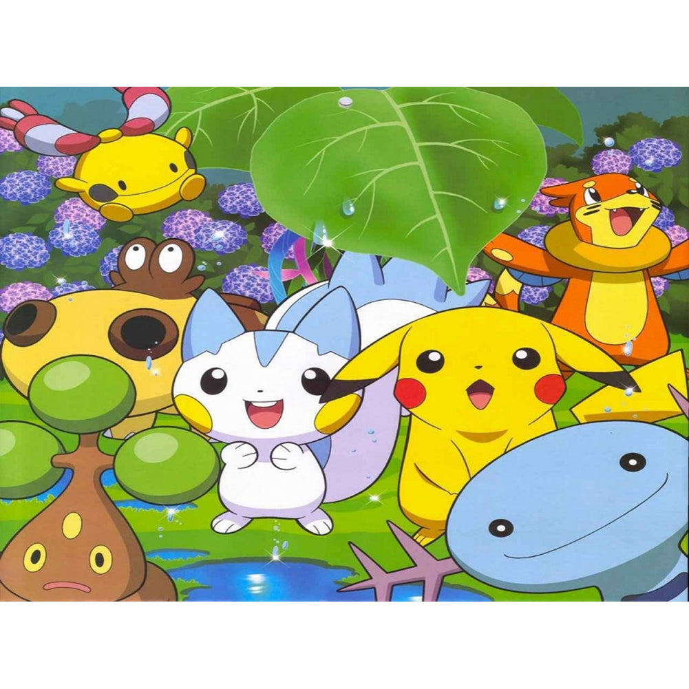 Diamond Painting - Full Round - Pikachu (40*30CM)