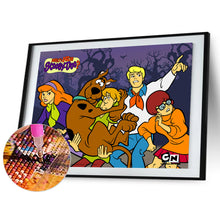 Load image into Gallery viewer, Diamond Painting - Full Round - scooby doo (40*30CM)
