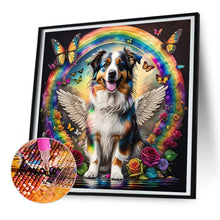 Load image into Gallery viewer, Diamond Painting - Full Round - rainbow wings dog (30*30CM)
