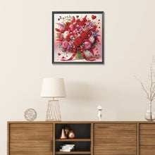 Load image into Gallery viewer, Diamond Painting - Partial Special Shaped - rose bouquet (30*30CM)
