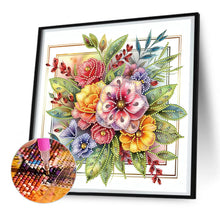 Load image into Gallery viewer, Diamond Painting - Partial Special Shaped - growing flower (30*30CM)
