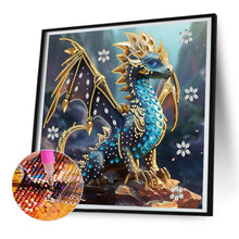 Load image into Gallery viewer, Diamond Painting - Partial Special Shaped - dragon (30*30CM)
