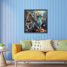 Load image into Gallery viewer, Diamond Painting - Partial Special Shaped - dragon (30*30CM)
