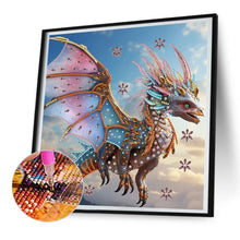Load image into Gallery viewer, Diamond Painting - Partial Special Shaped - flying dragon (30*30CM)
