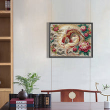 Load image into Gallery viewer, Diamond Painting - Partial Special Shaped - red koi (40*50CM)
