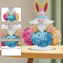 Load image into Gallery viewer, Easter Gnome Special Shaped Desktop Diamond Art Kits Bedroom Table Decoration
