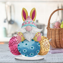 Load image into Gallery viewer, Easter Gnome Special Shaped Desktop Diamond Art Kits Bedroom Table Decoration
