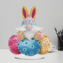 Load image into Gallery viewer, Easter Gnome Special Shaped Desktop Diamond Art Kits Bedroom Table Decoration
