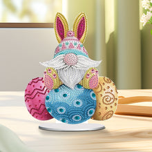 Load image into Gallery viewer, Easter Gnome Special Shaped Desktop Diamond Art Kits Bedroom Table Decoration
