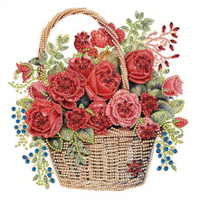 Load image into Gallery viewer, Diamond Painting - Partial Special Shaped - flower basket (30*30CM)
