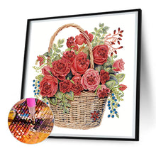 Load image into Gallery viewer, Diamond Painting - Partial Special Shaped - flower basket (30*30CM)
