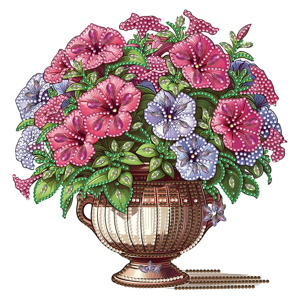 Diamond Painting - Partial Special Shaped - flower basket (30*30CM)
