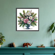 Load image into Gallery viewer, Diamond Painting - Partial Special Shaped - flower basket (30*30CM)
