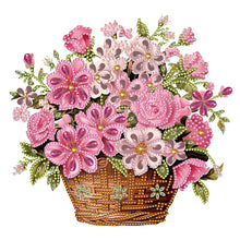 Load image into Gallery viewer, Diamond Painting - Partial Special Shaped - flower basket (30*30CM)
