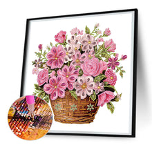 Load image into Gallery viewer, Diamond Painting - Partial Special Shaped - flower basket (30*30CM)
