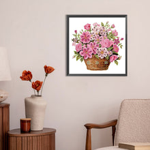Load image into Gallery viewer, Diamond Painting - Partial Special Shaped - flower basket (30*30CM)
