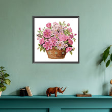 Load image into Gallery viewer, Diamond Painting - Partial Special Shaped - flower basket (30*30CM)
