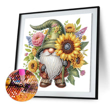 Load image into Gallery viewer, Diamond Painting - Partial Special Shaped - Flower Gnome (30*30CM)
