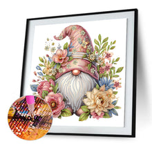 Load image into Gallery viewer, Diamond Painting - Partial Special Shaped - Flower Gnome (30*30CM)
