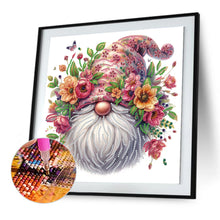 Load image into Gallery viewer, Diamond Painting - Partial Special Shaped - Flower Gnome (30*30CM)
