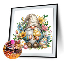 Load image into Gallery viewer, Diamond Painting - Partial Special Shaped - Flower Gnome (30*30CM)
