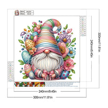 Load image into Gallery viewer, Diamond Painting - Partial Special Shaped - Flower Gnome (30*30CM)
