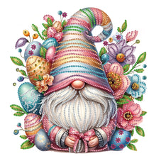 Load image into Gallery viewer, Diamond Painting - Partial Special Shaped - Flower Gnome (30*30CM)
