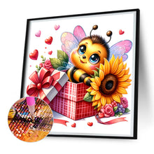 Load image into Gallery viewer, Diamond Painting - Full Round - cute bee (30*30CM)

