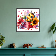 Load image into Gallery viewer, Diamond Painting - Full Round - cute bee (30*30CM)
