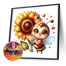 Load image into Gallery viewer, Diamond Painting - Full Round - cute bee (30*30CM)
