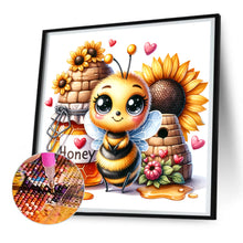 Load image into Gallery viewer, Diamond Painting - Full Round - cute bee (30*30CM)
