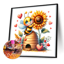 Load image into Gallery viewer, Diamond Painting - Full Round - cute bee (30*30CM)

