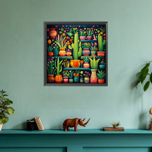 Load image into Gallery viewer, Diamond Painting - Full Round - color cactus (30*30CM)
