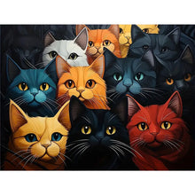 Load image into Gallery viewer, Diamond Painting - Full Round - cat (40*30CM)
