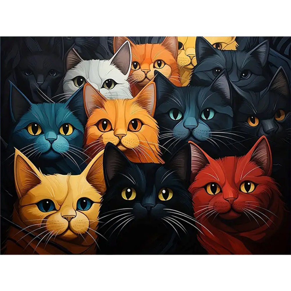 Diamond Painting - Full Round - cat (40*30CM)