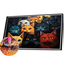 Load image into Gallery viewer, Diamond Painting - Full Round - cat (40*30CM)
