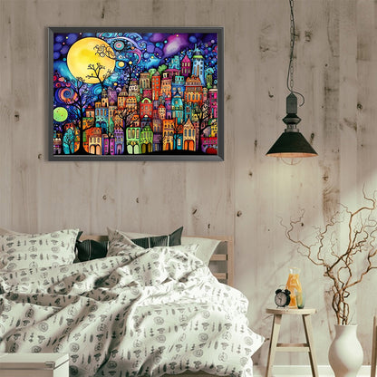 Diamond Painting - Full Round - color house (40*30CM)