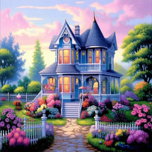 Load image into Gallery viewer, Diamond Painting - Full Round - woods house (30*30CM)
