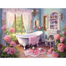 Load image into Gallery viewer, Diamond Painting - Full Round - house bathtub (40*30CM)

