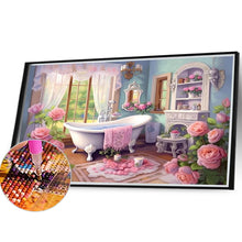 Load image into Gallery viewer, Diamond Painting - Full Round - house bathtub (40*30CM)

