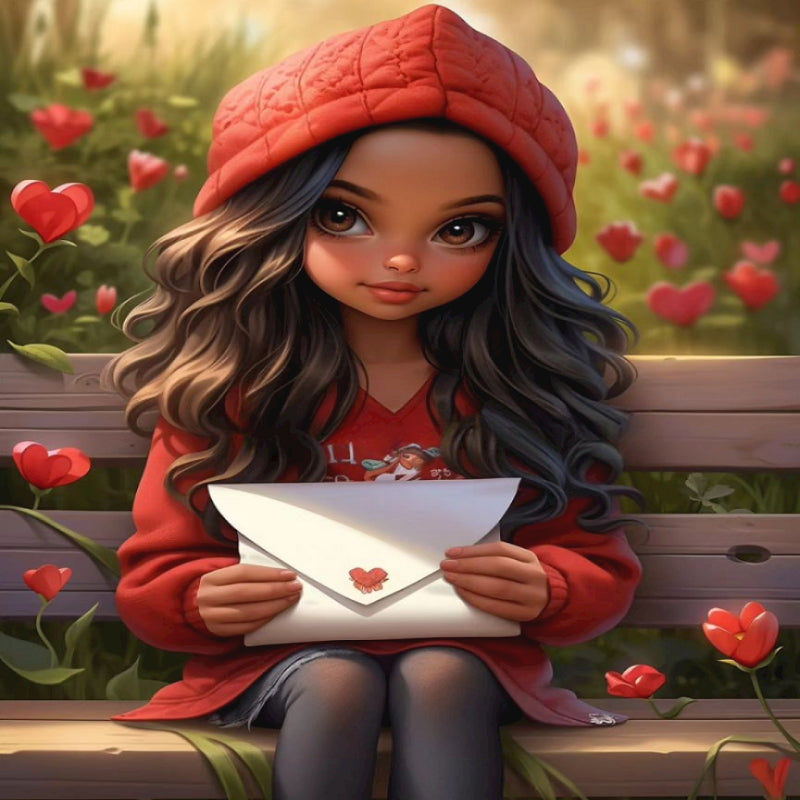 Diamond Painting - Full Square - love letter (30*40CM)