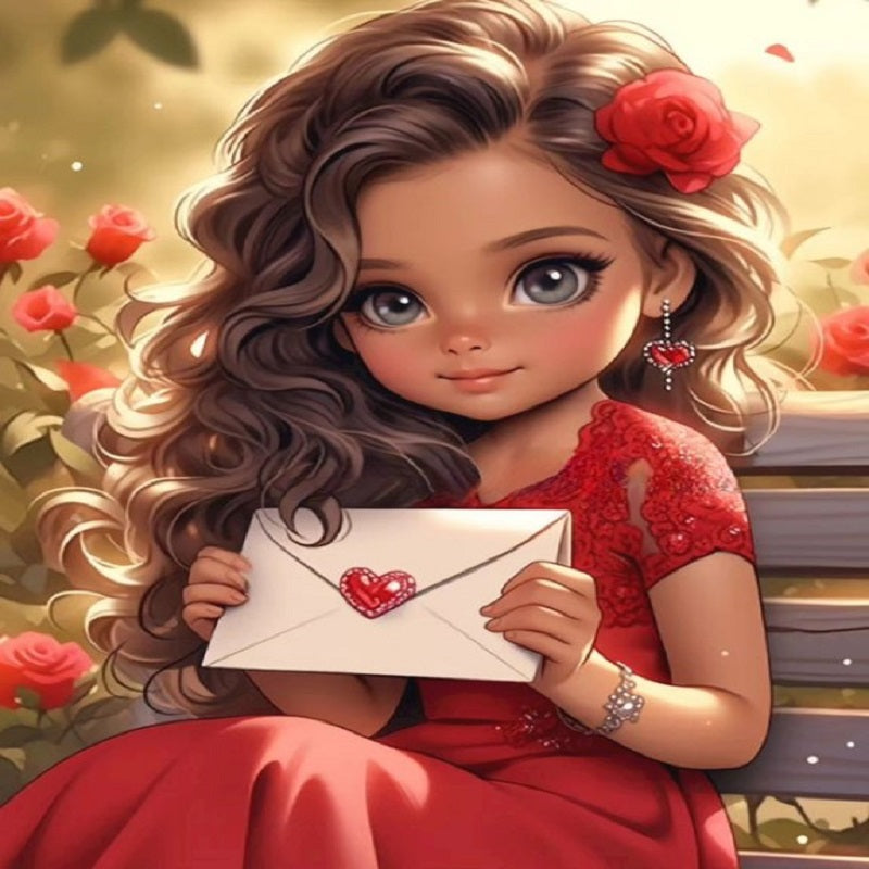 Diamond Painting - Full Square - love letter (30*40CM)