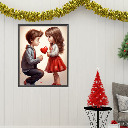 Diamond Painting - Full Square - Valentine's Day Couple (40*50CM)