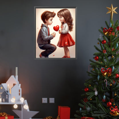 Diamond Painting - Full Square - Valentine's Day Couple (40*50CM)