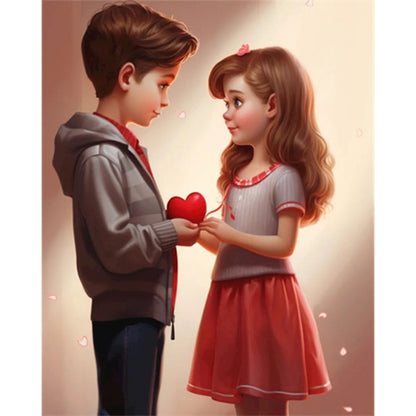 Diamond Painting - Full Square - Valentine's Day Couple (40*50CM)